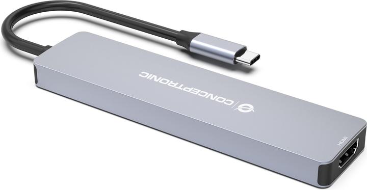 Image du produit Conceptronic Dock USB-C (USB-C, 7 Ports)