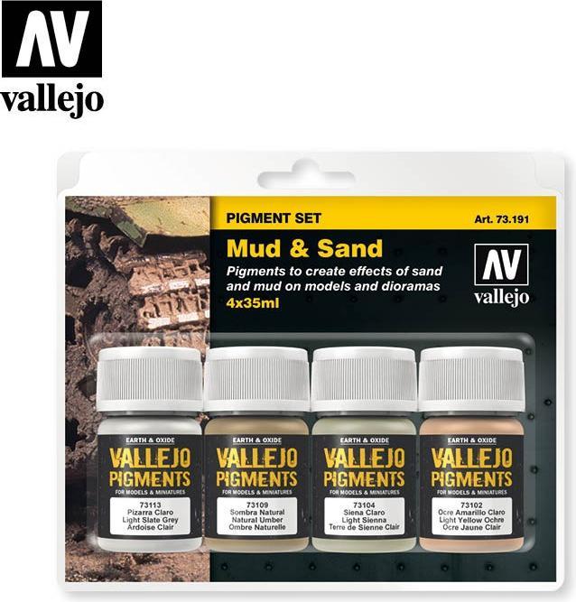 Image du produit Vallejo Pigments de couleur de la boue et du sable