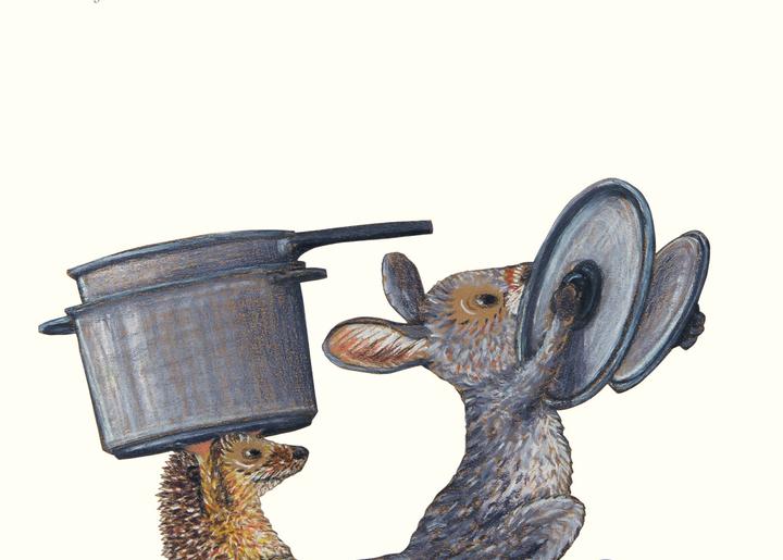Actual product image Schärer:Invitation to dinner postcard V (10 pcs.)