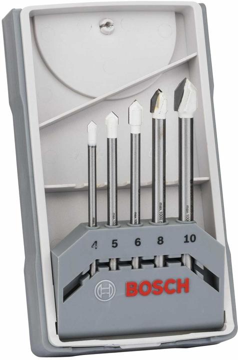 Image du produit Bosch Professional Zubehör Perceuse à verre et à carreaux 5 pièces (4,0-10 mm)