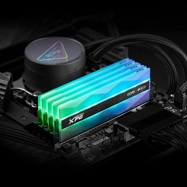 Produktbild Adata DDR5 16GB 6000-30 XPG Lancer Neon RGB silvergray (1 x 16GB, 6000 MHz, DDR5-RAM, U-DIMM)