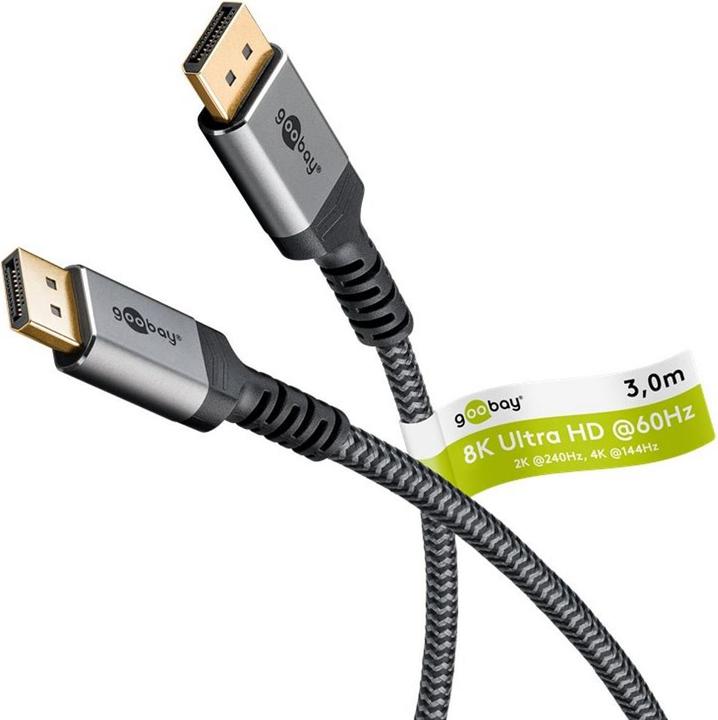 Actual product image Goobay DisplayPort – DisplayPort (3 m, DisplayPort)