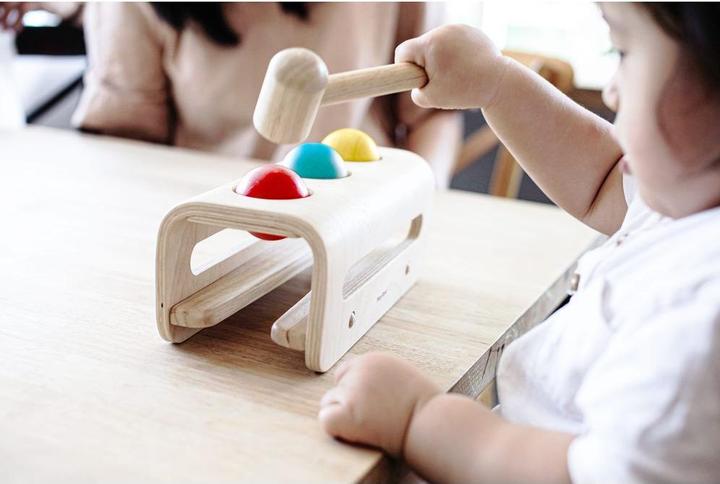 Image du produit Plantoys Banc de marteau avec balles