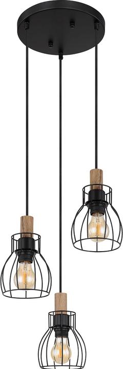 Image du produit Globo Suspension Mina noir mat 3xE27 (E27)