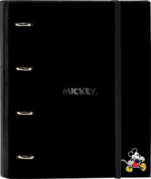 Mickey Mouse Club House Ringbuch Mickey Mouse Clubhouse Schwarz (27 x 32 x 3.5 cm) (70000 cm)