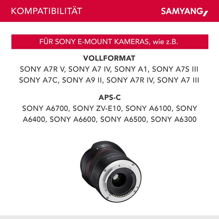 Image du produit Wiltec F2,8 (Sony E, APS-C / DX, Plein format)