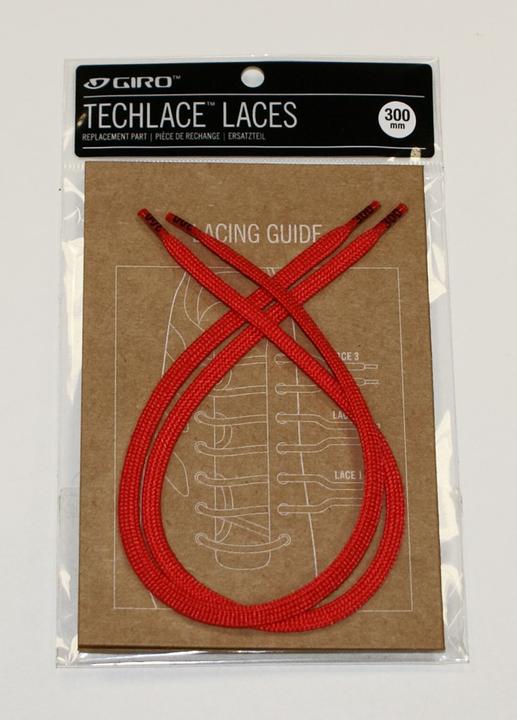 Actual product image Giro Techlace Shoelaces bright red 255 -mm -shoelaces (25.50 cm)