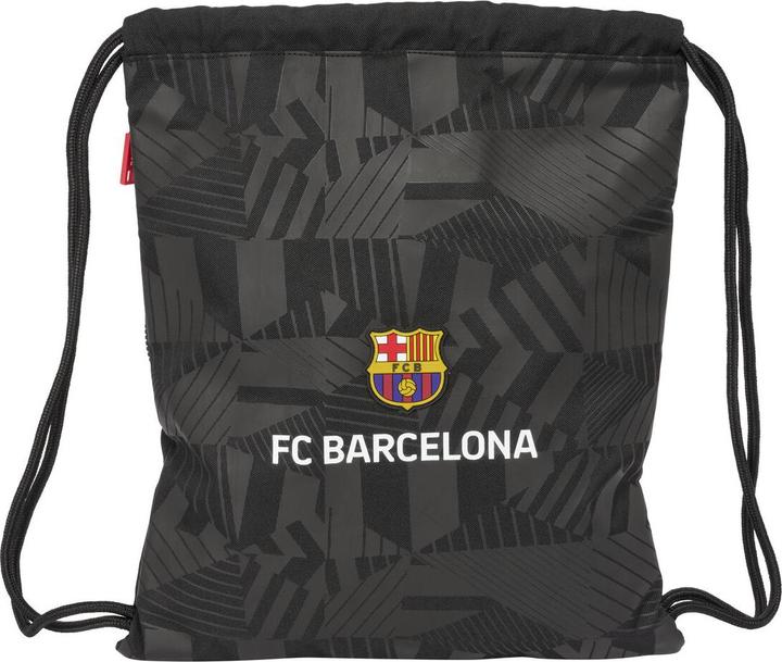 FC Barcelona Rucksacktasche mit Bändern F.C. Barcelona Black Schwarz 35 x 40 x 1 cm