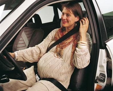 Actual product image Werkstein Schwangerschafts Auto-Gurt Baby Bauch - Schwarz (One size)