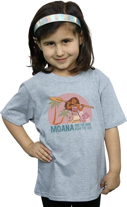 Immagine prodotto Disney Moana Read The Sea Maglietta Ragazze (152, 158)