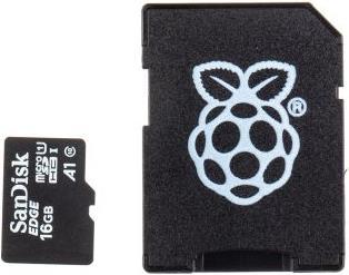 Raspberry Pi Carte MicroSD de 16 Go avec noobs (16 Go, microSD)