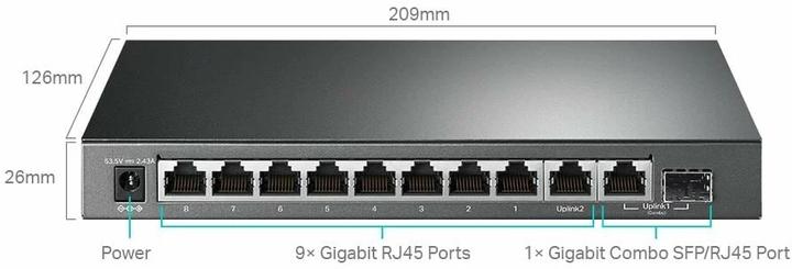 Produktbild TP-Link TL-SG1210MPE (10 Ports)