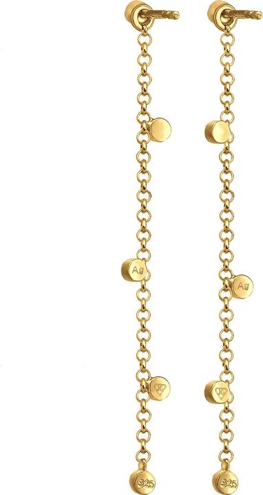 Image du produit Elli Boucles d'oreilles pendentif Geo cristaux 925 argent Pretty (Cristal de verre, Argent sterling 925)