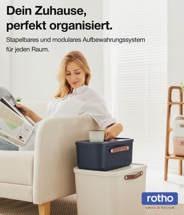 Actual product image Rotho Set of 2 storage boxes Maloja 25l (25 l)