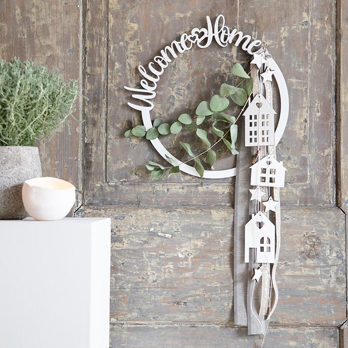 Produktbild Halbach Holzring-Set "Welcome Home", 10-tlg., Ø ca. 26 cm