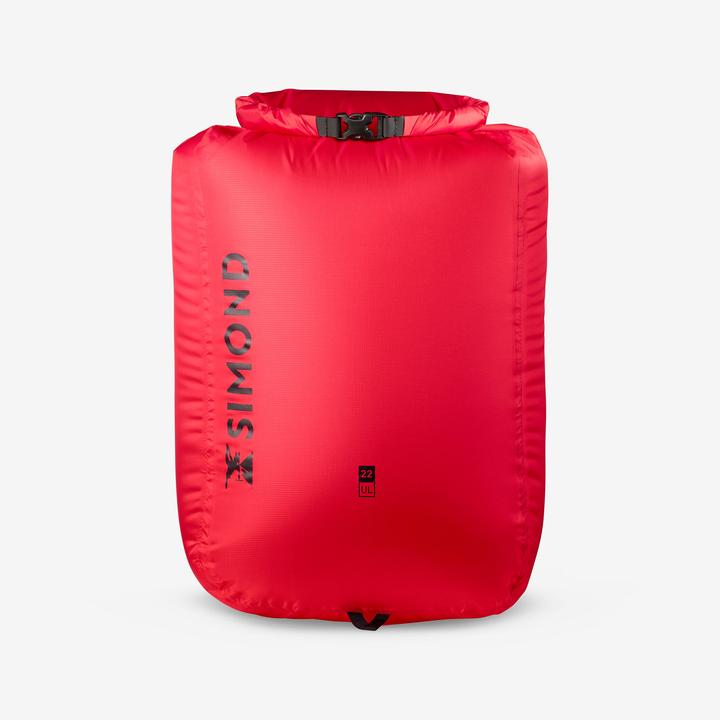Actual product image Simond Packsack Drybag 22 l wasserdicht ultraleicht - rot