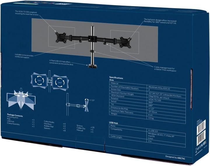 Produktbild Arctic Z2 (Tisch, 34")