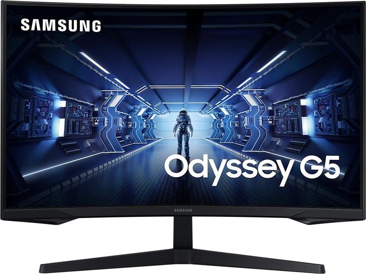 Actual product image Samsung C27G55TQWU 27IN QHD 144HZ 1MS (2560 x 1440 pixels, 26.77")