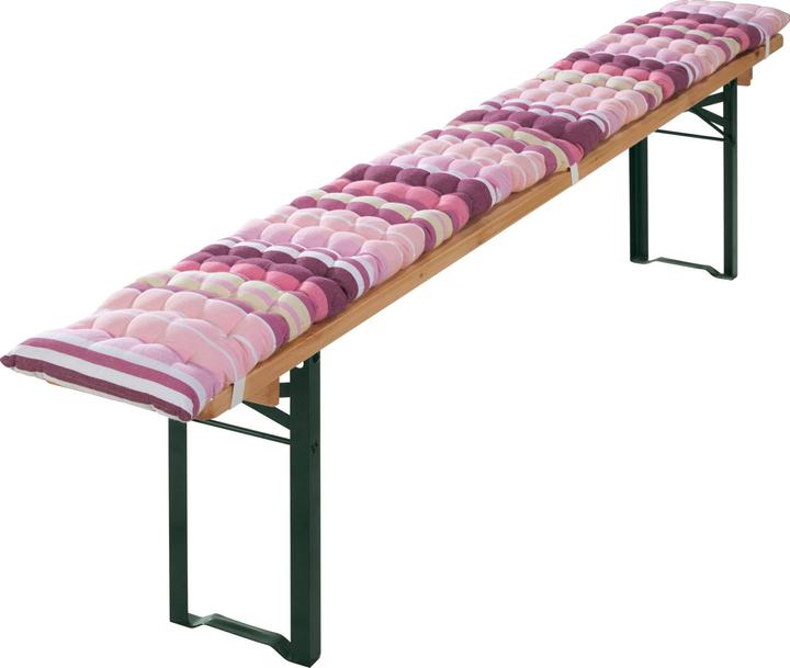 Produktbild Redbest Bierbank-Auflagen und Tischdecke "Streifen" 3-tlg. (90 x 260 cm)