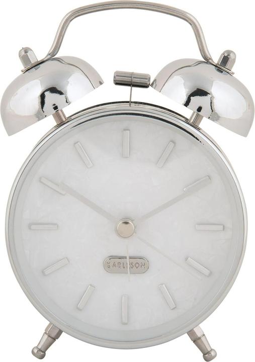 Produktbild Karlsson Klassischer Wecker Pearl Glow Silber
