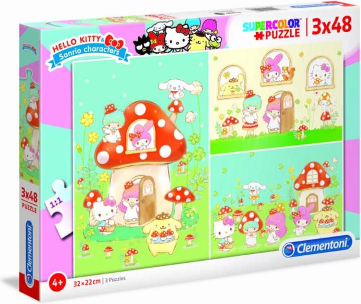 Clementoni Puzzle Hello Kitty 3x48 tlg. (48 pièces)