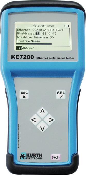 Produktbild Kurth KE7200 Ethernet Performance Tester