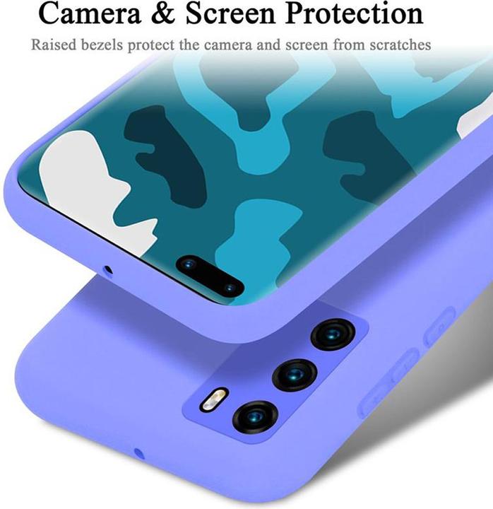 Actual product image Cadorabo TPU Liquid Silicone Case Cover (Huawei P40)
