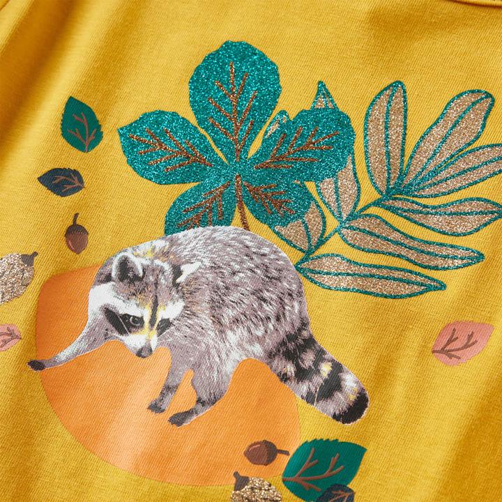 Produktbild VidaXL Kinder-Langarmshirt Ocker 140,Material: 95 % Baumwolle. 5 (140)