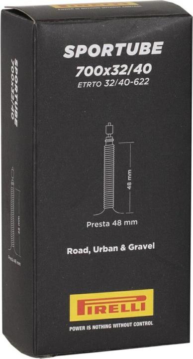 Actual product image Pirelli Sport Tube P Zero Cinturato (Presta (SV), 28", 48 mm)