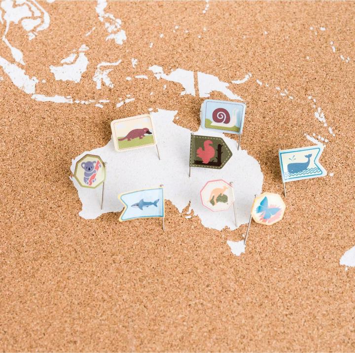 Produktbild Miss wood Sticker Set - Animals of the World