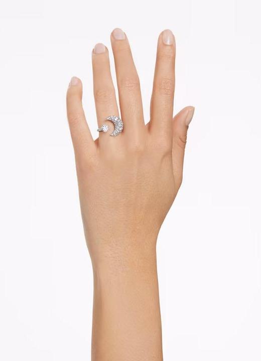 Actual product image Swarovski Luna Open Ring Moon White (55)