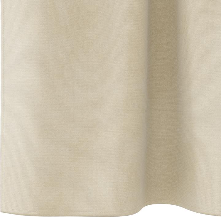 Immagine prodotto VidaXL Tende oscuranti con passanti 2 pezzi in velluto crema (140 x 260 cm)
