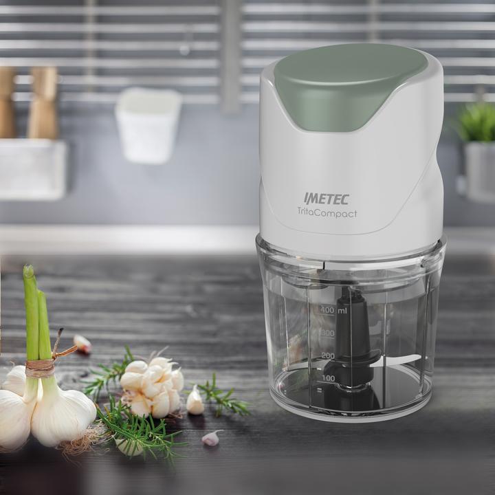 Actual product image Imetec TritaCompact electric vegetable chopper 0.4 L Green, White 350 W (350 W)