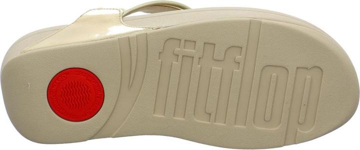 Produktbild Fitflop Lulu Padded Knot Metallic Leather Toe Post Sandal (39)
