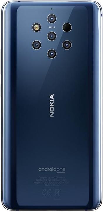 Produktbild Nokia 9 Pure View (128 GB, Midnight Blue, 5.99", Dual SIM, 12 Mpx, 4G)