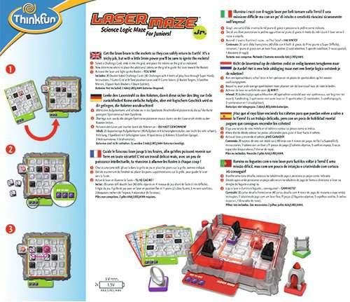 Produktbild Thinkfun Laser Maze Junior (Deutsch, Französisch, Italienisch, Englisch)