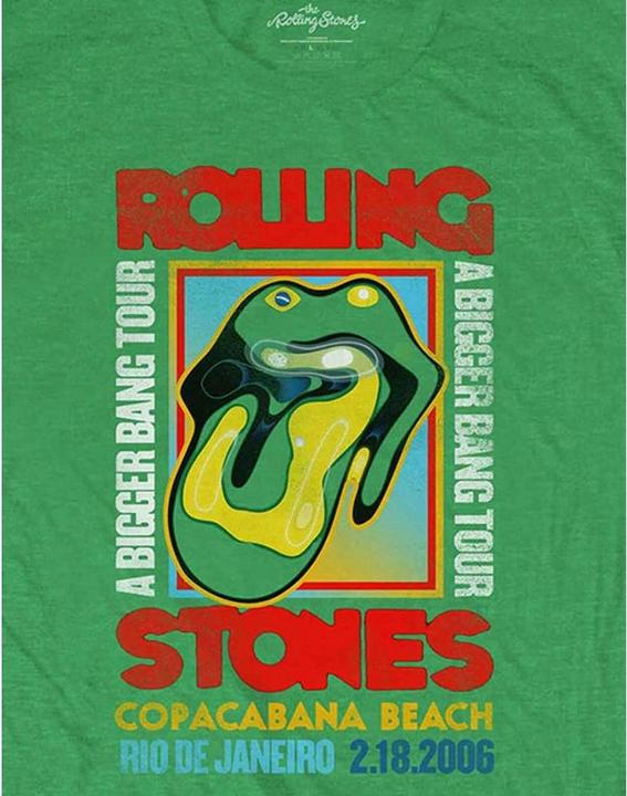 Actual product image The Rolling Stones Unisex Adult Copacabana T-Shirt (S)