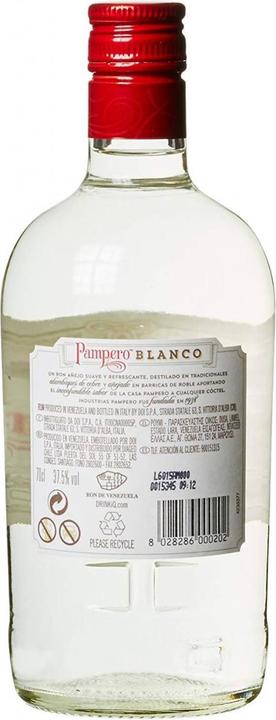 Produktbild Pampero Añejo Blanco Rum (1 x 70 cl)