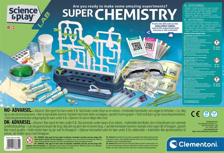 Actual product image Clementoni Science & Play - Super Chemistry (78830)