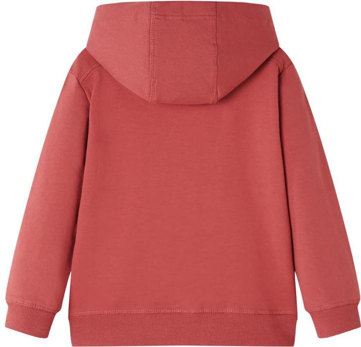 Produktbild VidaXL Kinder-Kapuzenpullover Dunkelrot 128,Material: 95 (128)