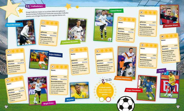 Produktbild Tessloff Rätseln und Stickern: Fussball (Deutsch, Anja Starigk, Janina Michna, 2016)