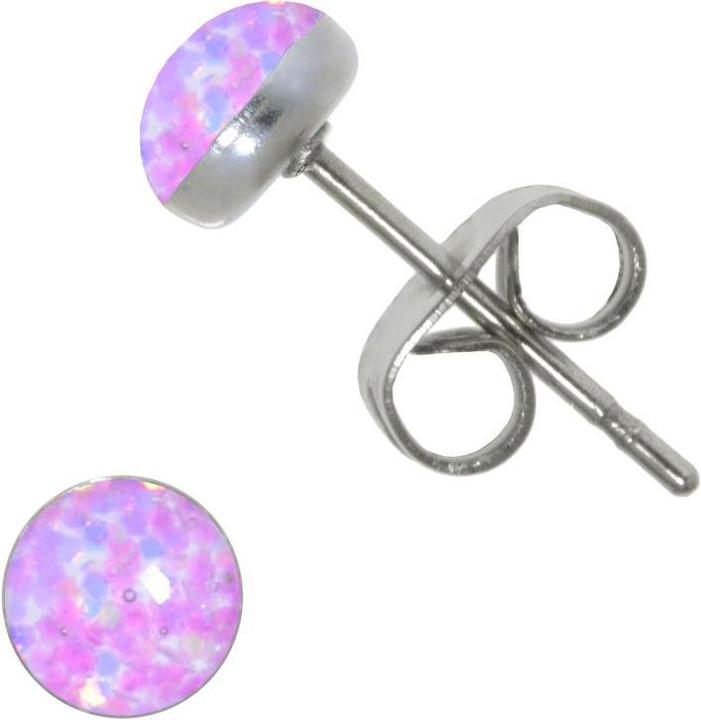 Image du produit Bijouteria Clous d'oreille (Acier inoxydable, Résine époxy)
