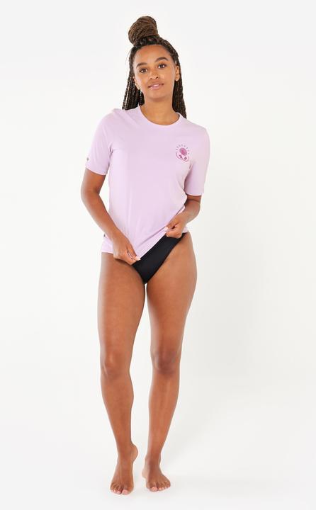 Image du produit Olaian Tee shirt anti uv surf manches courtes surf Femme - Malou mauve (XS)