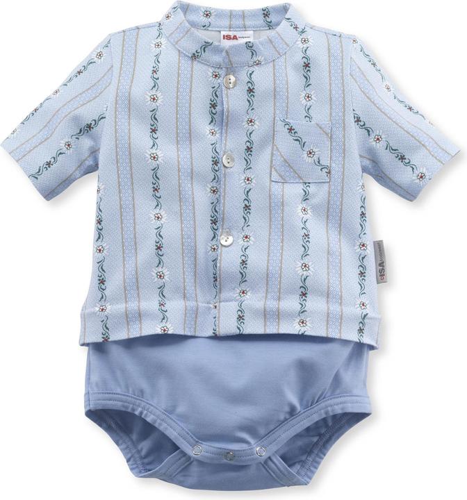Actual product image ISA Bodywear Body short sleeve, buttoned (62, 68)