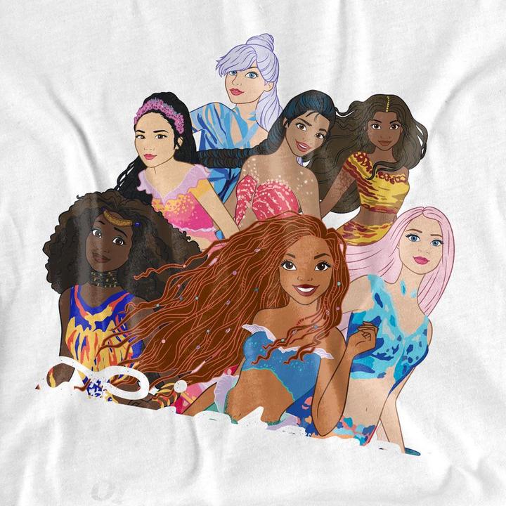 Immagine prodotto The Little Mermaid Sisters Of The Sea Maglietta Ariel Adulto Unisex (L)