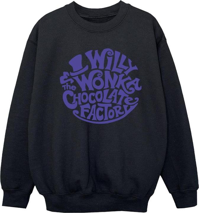 Willy Wonka & the Chocolate Factory Typed Logo Sweatshirt Mädchen
