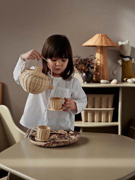 Actual product image Ferm Living Rattan Tea Set