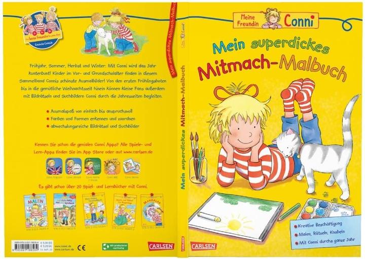 Image du produit Série jaune Conni : mon livre de coloriage interactif super épais