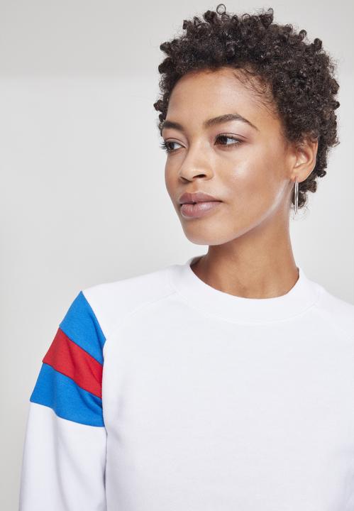 Produktbild Urban Classics Ladies Sleeve Stripe Crew (XXL)