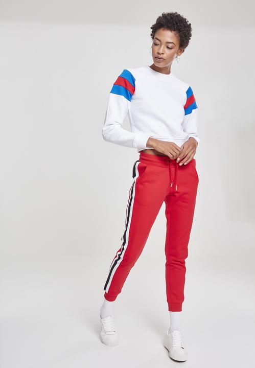 Produktbild Urban Classics Ladies Sleeve Stripe Crew (XXL)